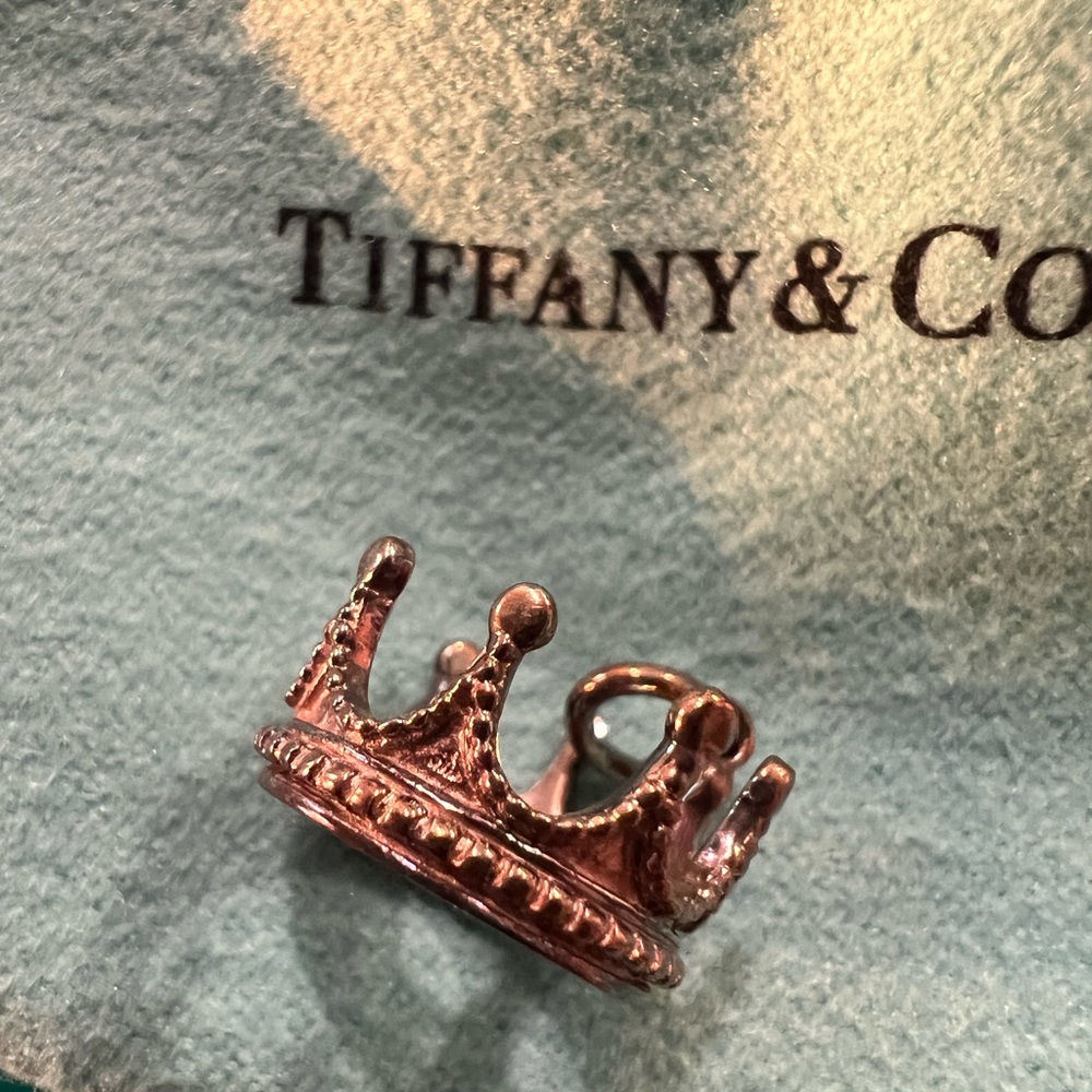 Tiffany & Co. silver crown charm